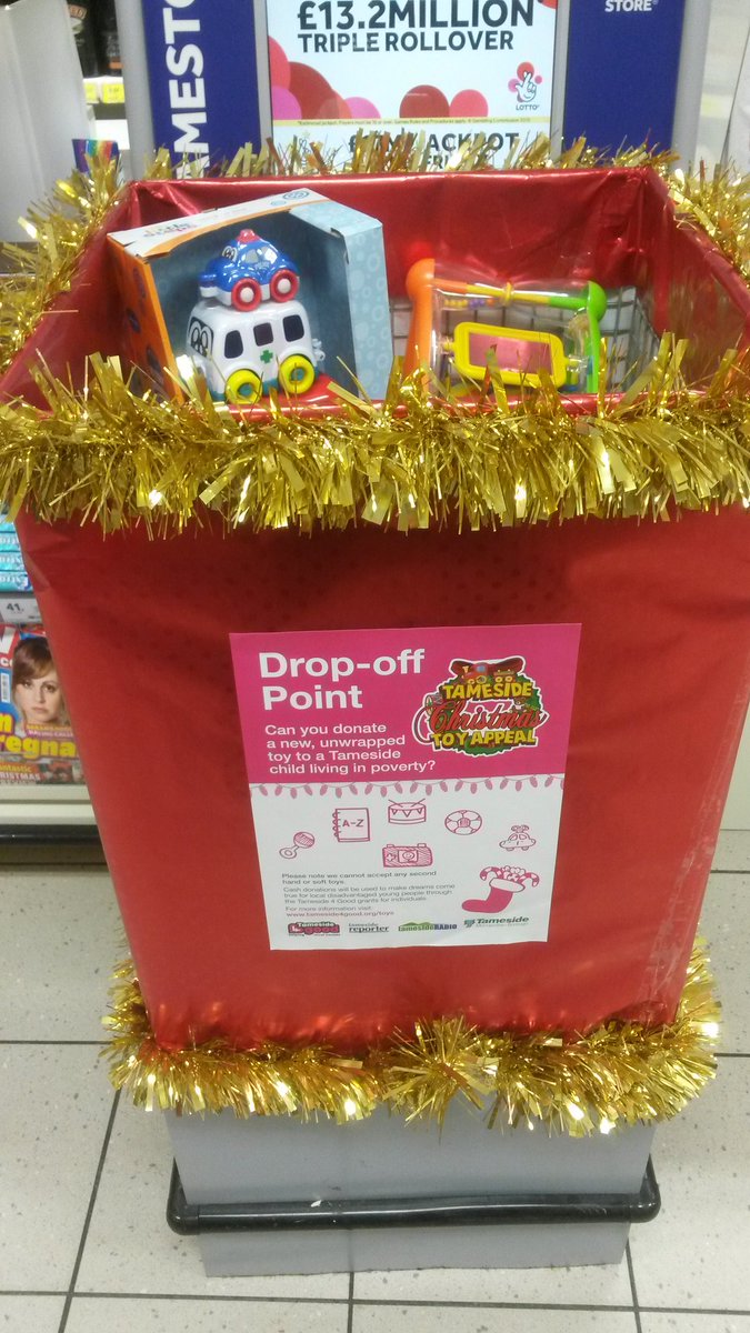 Our local toy appeal going strong. Genourous customers! <a href="/DomCarey1/">Dominic Carey</a> <a href="/samwilson280/">sam wilson</a> <a href="/janice_hislop/">janice hislop</a> <a href="/zoeholden3/">zoe holden</a>