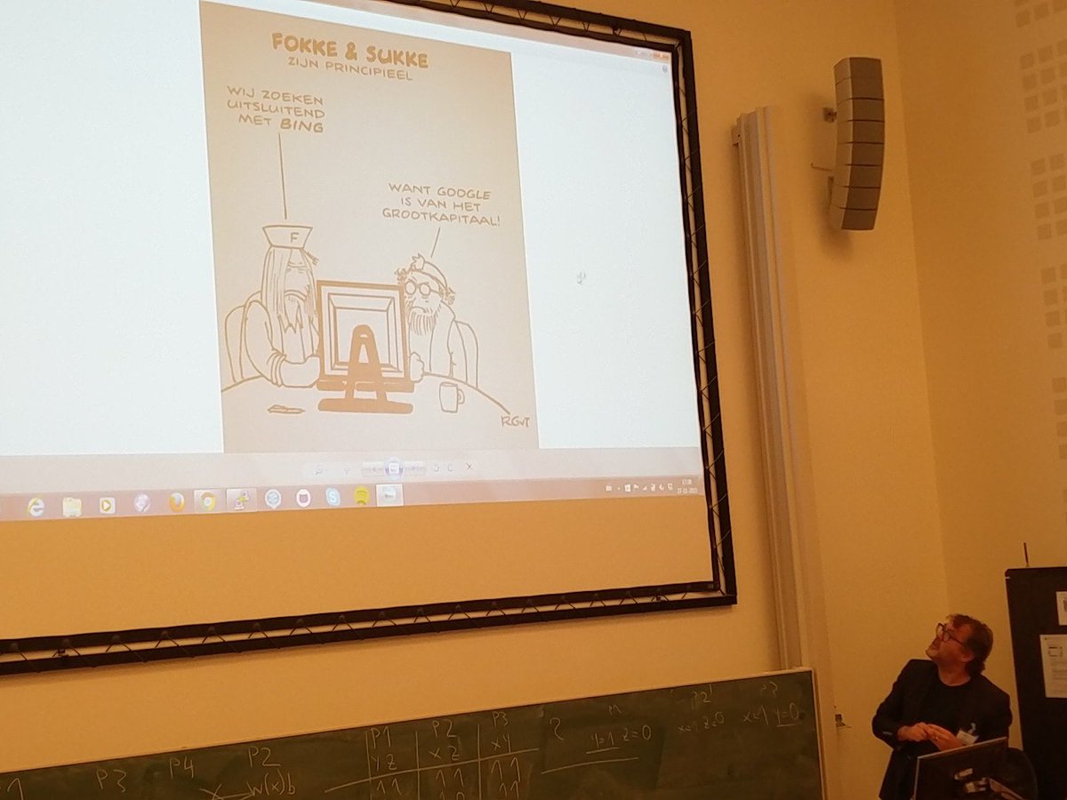 _DIR2015's tweet photo. @arjenpdevries talks about exact matching in IR. #DIR2015 https://t.co/qpplLk9442