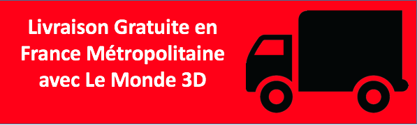 LeMonde3D's tweet photo. Bénéficiez d'une livraison #gratuite en #France métropolitaine tout au long de l'année #LeMonde3D #Impression3D https://t.co/66L96A9meD