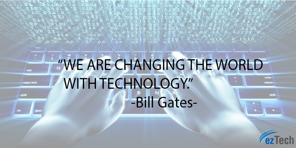 EzTechUAE's tweet photo. #Quote: "We are changing the world with technology" - Bill Gates
#Tech #Techie #Startup #Business #Success #Motivate https://t.co/VWn3m1osXO