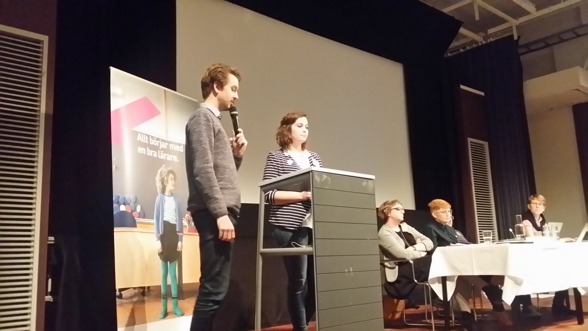 DanielDarpe's tweet photo. Verksamhetsberättelse @DitteKarlsson och @AdahlPetter #LSM15 b.la. utbildningens koppling mellan teori och praktik. https://t.co/NoHkfmTK2v