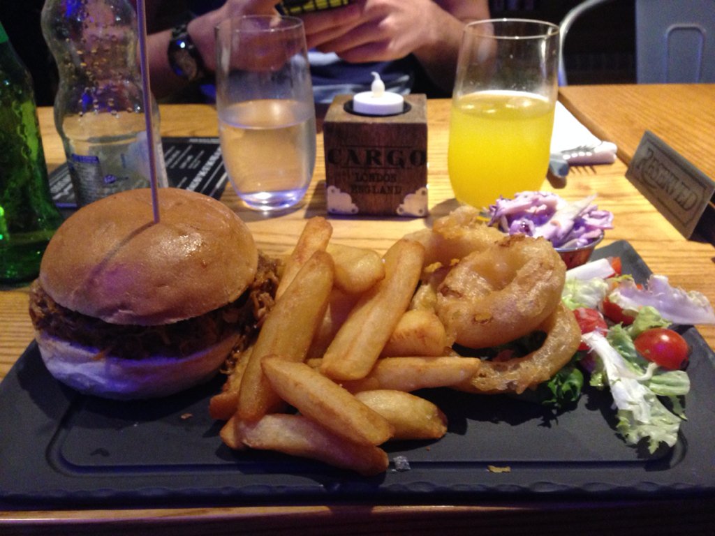 Dinner and drinks at  <a href="/ConnorsCafeBar/">Connors</a>! #delicious