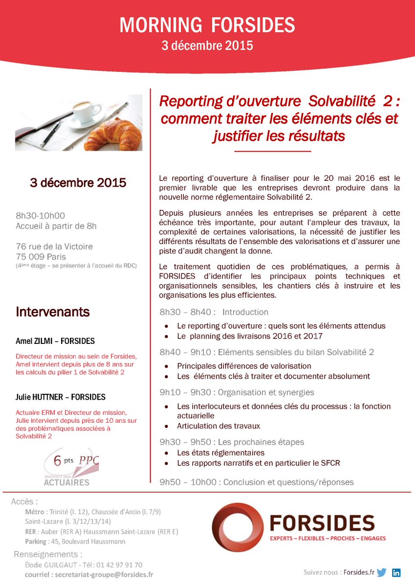 ForsidesFr's tweet photo. Le prochain #MORNINGFORSIDES se déroulera le jeudi 3 décembre prochain.
Inscriptions sur :
https://t.co/ooZsov5ovK https://t.co/u0zntedFs2