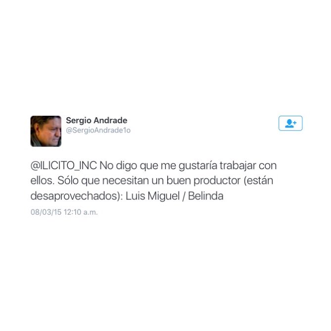 Eduardo9_C's tweet photo. Se imaginan un álbum de @belindapop producido por Sergio Andrade? 😳👀 https://t.co/6W5ytlJgu8