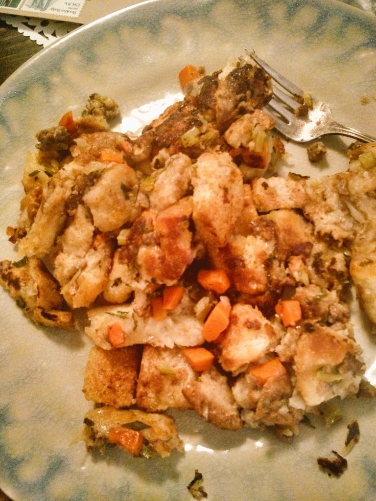 DannyHecho's tweet photo. Breakfast of champions, a big plate of sausage stuffing! https://t.co/koJX5rVo3t