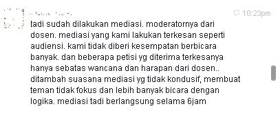 infoUPIYPTK's tweet photo. 14.Suasana yg tdk kondusif seperti tdk ada niat baik dr pihak rektorat u/ menerima tuntutan mhs. #GejolakMhsUPIYPTK https://t.co/uaMexuYWNi