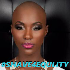 Slackernautz's tweet photo. Sharon Wilson doesn't need a full set of hair.  She needs equality.  Follow @SharonWilson97878 #SHAVE4EQUALITY https://t.co/XUZG3UbrRM