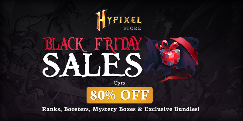 HypixelNetwork's tweet photo. 🍗 UP TO 80% OFF
THE HYPIXEL STORE! 🍗

> https://t.co/tMUTU3BePK

RETWEET for a chance to win 1 MILLION ARCADE COINS! https://t.co/eGQ58gzJMd
