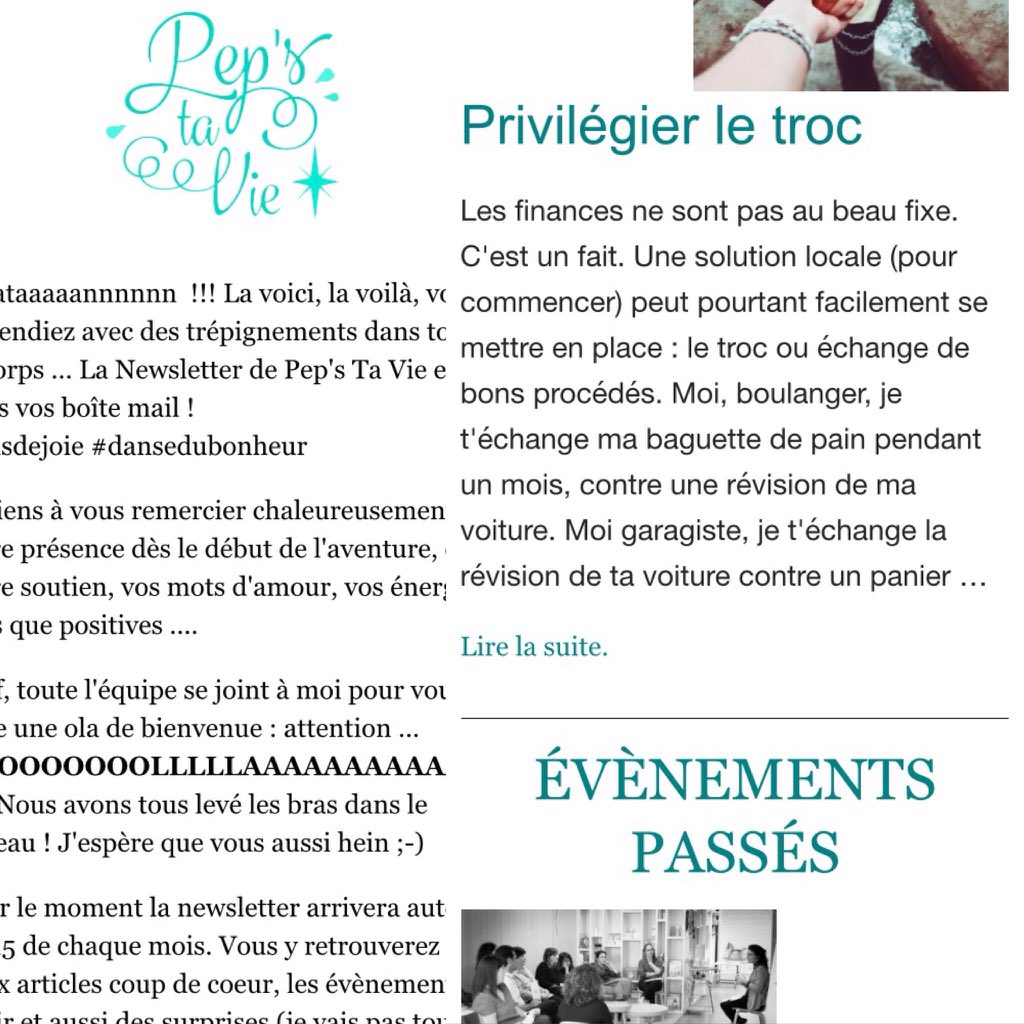 Sandrinefadda's tweet photo. La newsletter est arrivée! #abonnnement #newsletter #mieux vivre #bien-être  #article #information https://t.co/Os9PGopYbh