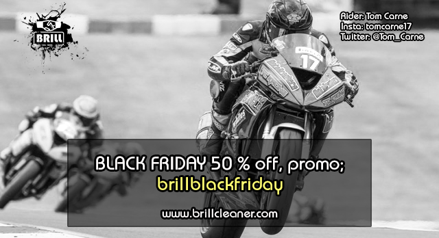 BrillCleaner's tweet photo. #blackfriday madness: 50% off ALL stock! #motorcycle #motorbike #MotoGP #motocross #moto #motos #Racing #enduro https://t.co/1u1qcDAX1X