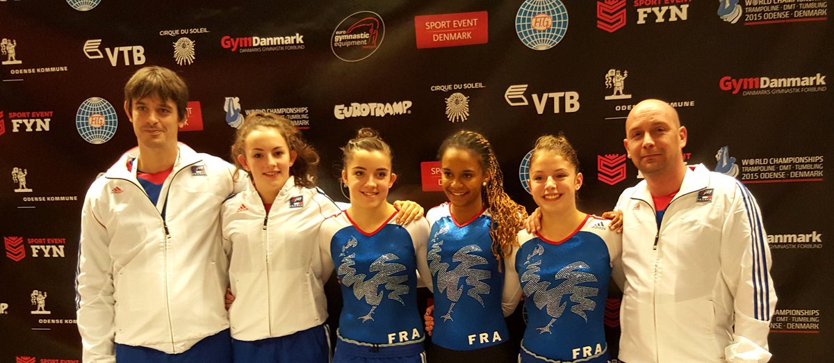 ffgymnastique's tweet image. La FRA réalise une très belle finale Tumbling par équipe et se classe 4ème derrière CHN, GBR et RUS. BRAVO! #wch2015