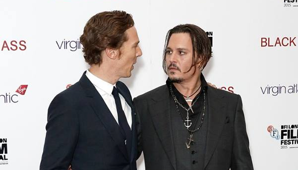 BFI's tweet image. Benedict Cumberbatch &amp;amp; Johnny Depp on how they developed their characters in Black Mass bit.ly/1LDwCUd #LFF