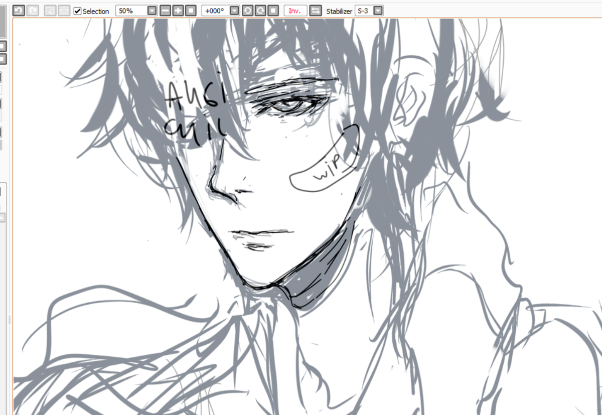 draws Mitsutada, looks like Lavi \slams fist on the floor 何 それ !!! 