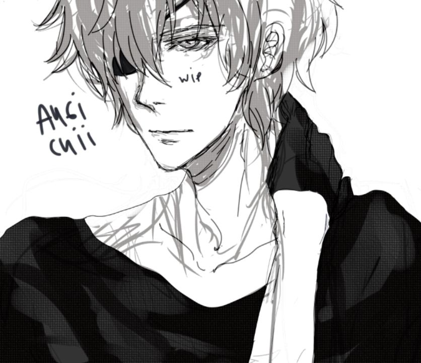 draws Mitsutada, looks like Lavi \slams fist on the floor 何 それ !!! 