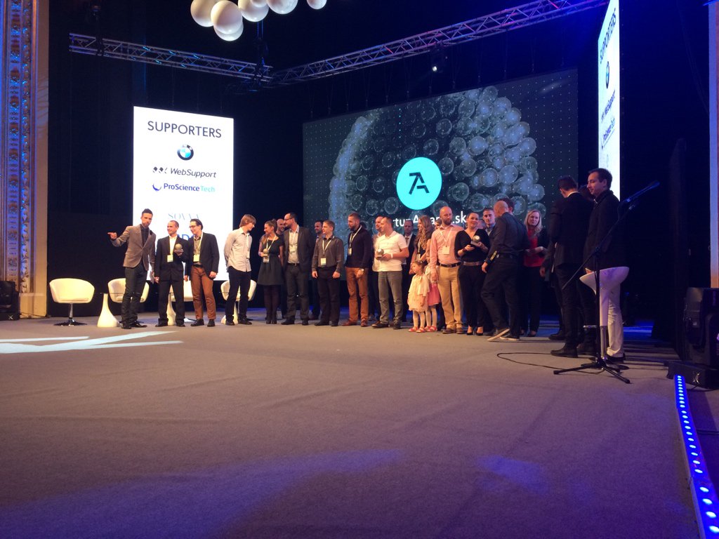 ivanzatko's tweet photo. All the winners of #SASK15 are known! Congrats to @BatSuite @tootoot_co #littlelane &amp; @photoneo https://t.co/slZhqlW3MM
