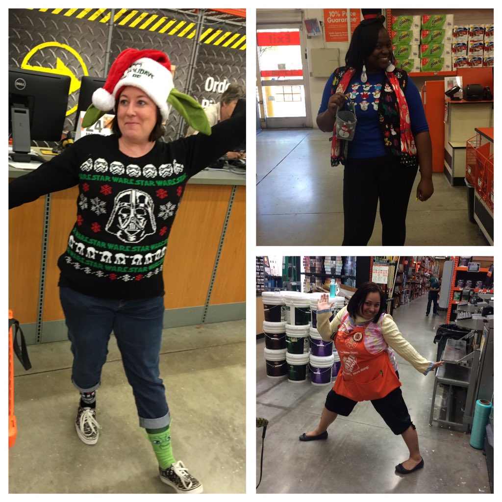 lizdauer's tweet photo. Black Friday tacky sweaters and iTwinkle! #hd6367 #tackysweaters https://t.co/8YSdUYtdmb