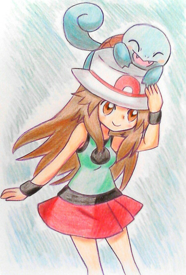 تويتر ミントsnow على تويتر 女の子主人公とゼニガメ描きました ポケモン 色鉛筆 T Co Gxoejkqqh6