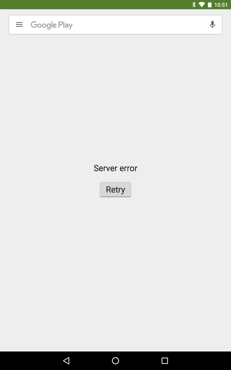 binghuiyin's tweet image. Google Play #servererror sever error.
