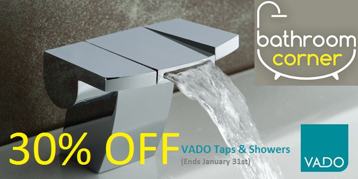Bathroomcorner's tweet photo. 30% OFF - VADO Taps &amp; Showers. Click LINK to view eBROCHURE https://t.co/TDxh5XYQFz https://t.co/JGlluo7urd