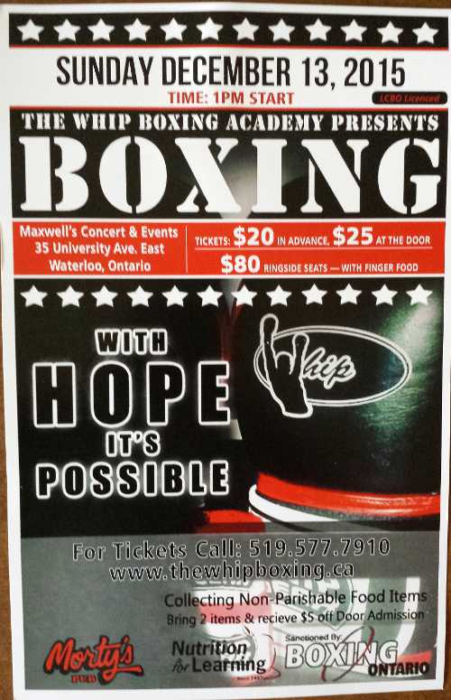BlackExposedEnt's tweet photo. It's here. Fitz The Whip, world boxing champion is having his yearly Boxing show @maxwellsmusic #withhopeitspossible https://t.co/16e2Tly6fR