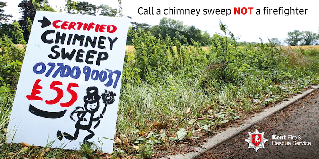 kentfirerescue's tweet photo. Chimney fire safe? Call a sweep not a firefighter! Sign up for our #cleansweepalert https://t.co/YUDUYGimEw https://t.co/OZ7VFLgEEO