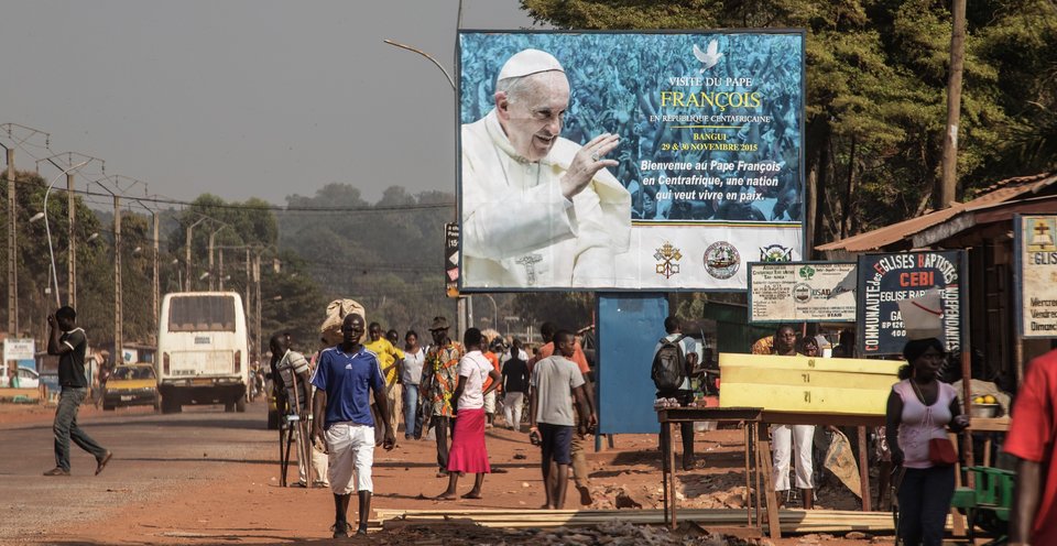 Pope Francis heads to Central African Republic amid security fears. atfp.co/1LDKbDe