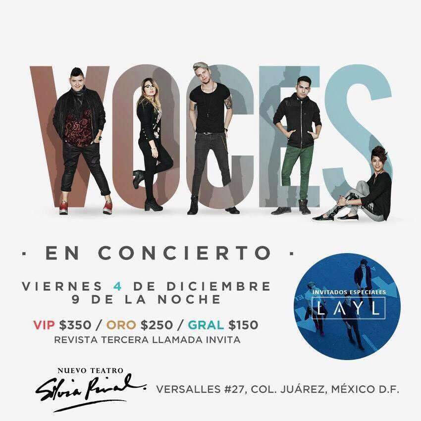 Voces en concierto invitados #layl