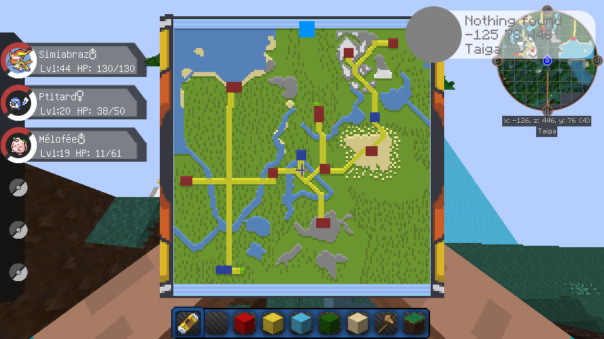 mastermon2a's tweet image. Une jolie carte de la région de Narboh ! Alors, joli ? :3 #Mastermon #Pixelmon #Pokémon