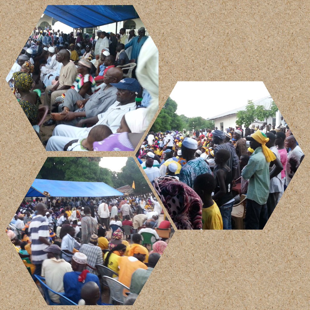 UdpGambia's tweet photo. @nyanchor22 @suntou @ChangeGambia. And to the people we are taking the campaign. Join us for change. @UdpGambia. https://t.co/N63kXujKix