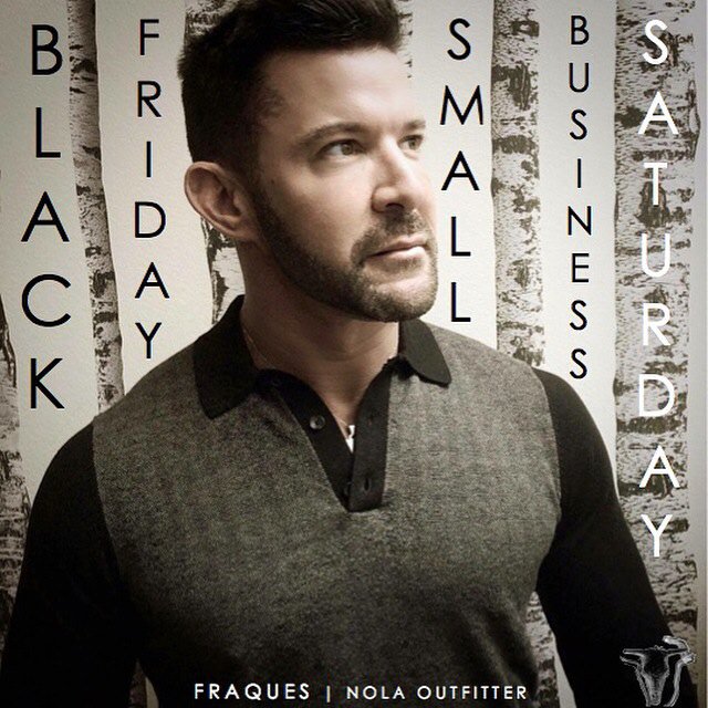fraquesnola's tweet photo. Tis the season....tisn't it? #BlackFriday #SmallBizSaturday #NewOrleans #Menswear #SweaterSale #BenSherman #Sale https://t.co/FRrMAaYkX9