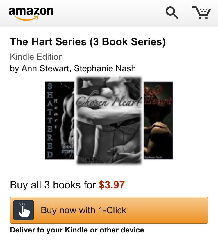 AStewartSNash's tweet photo. ***THIS WEEKEND ONLY***
#HartSeries ONLY $3.97
#ChosenHeart  #ShatteredHeart  #DestinedHeart
https://t.co/jbeompPlj7 https://t.co/f8pfChoGof
