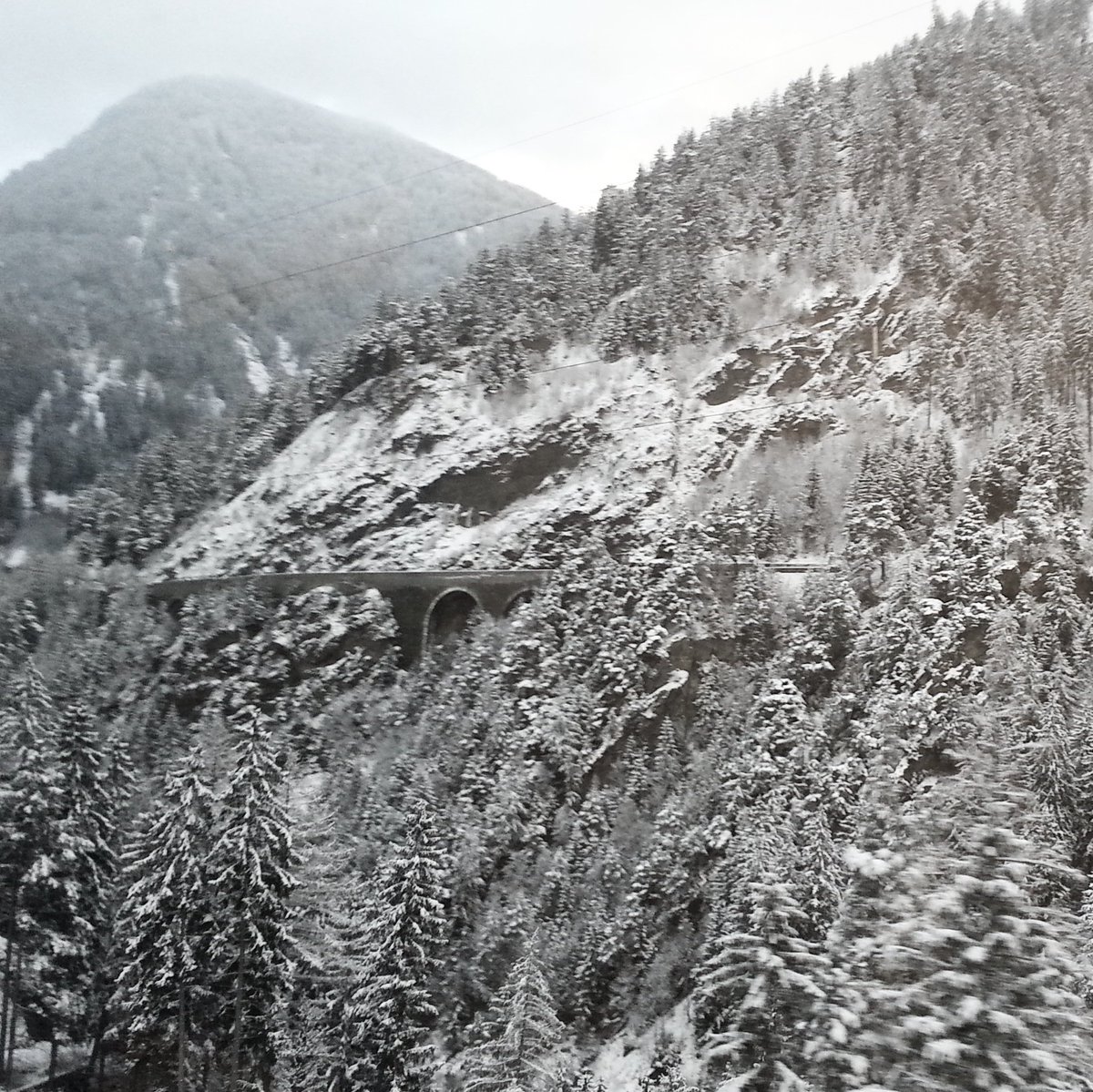 PattiLue's tweet photo. #Love this pic from work <3. Took it today near Imst out of the #train window #snow #workingonatrain #austria https://t.co/hGGdUXr8GY
