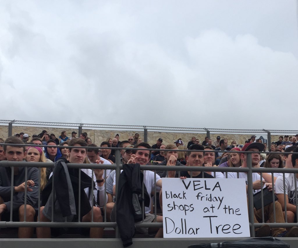 Stay classy, Vandegrift fans. (and while you're at it, work on your sentence construction.)
#RGV #txhsfb