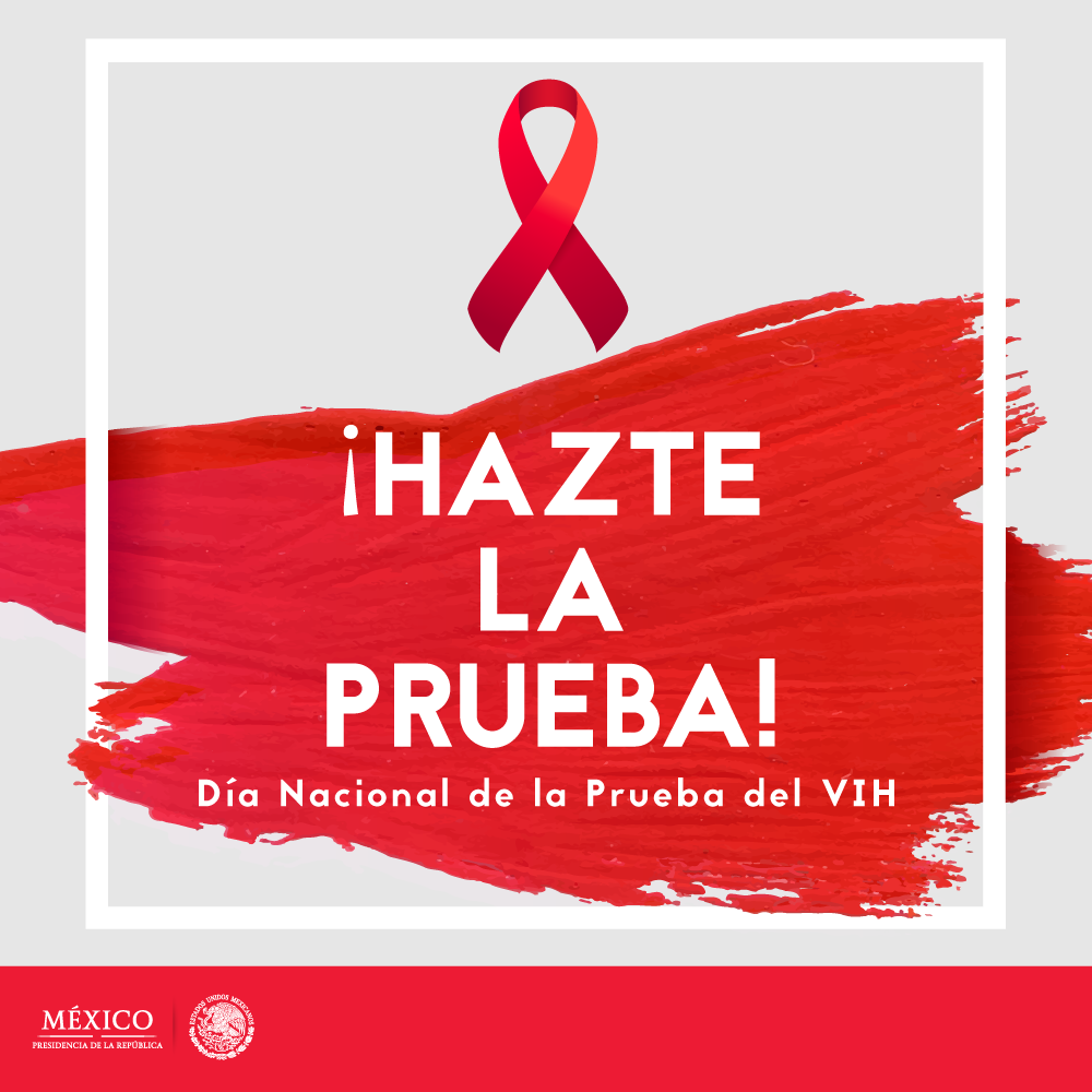 Conocer si vives con vih es importante. ¡hazte la prueba! día nacional Conocer si vives con vih es importante. ¡hazte la prueba! día nacional