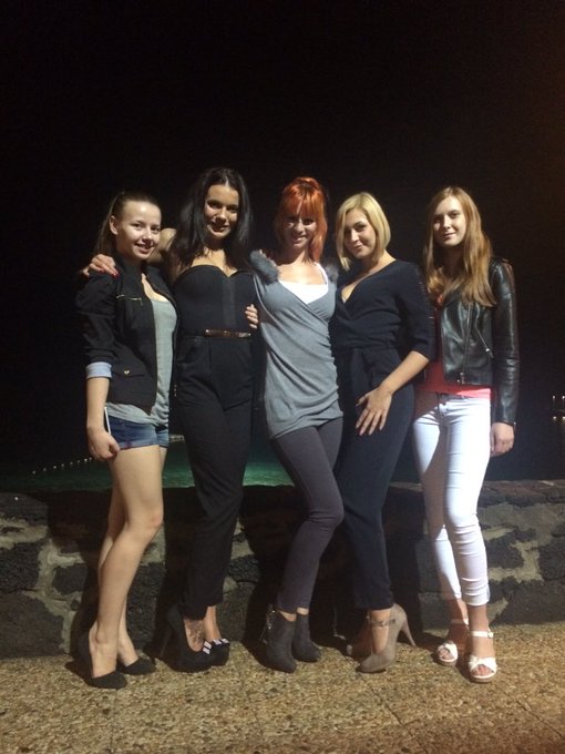 Last dinner before our great @sexart girls leave home.Thank you @LindaSweetCZ @KiaraLord  Tracy,Vanessa