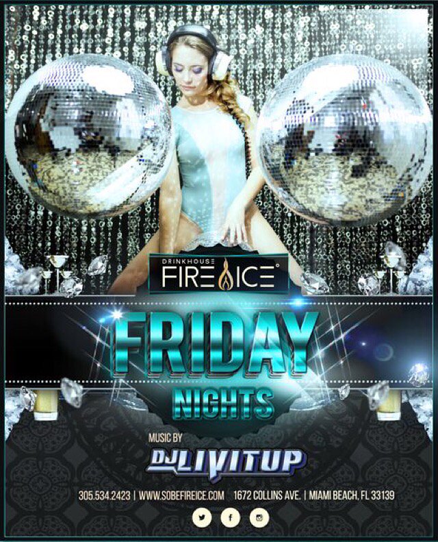 DJLivitup's tweet photo. Meet me tonight @sobefireice #LetsWildOut 😎🎉 https://t.co/v9mVzruokP