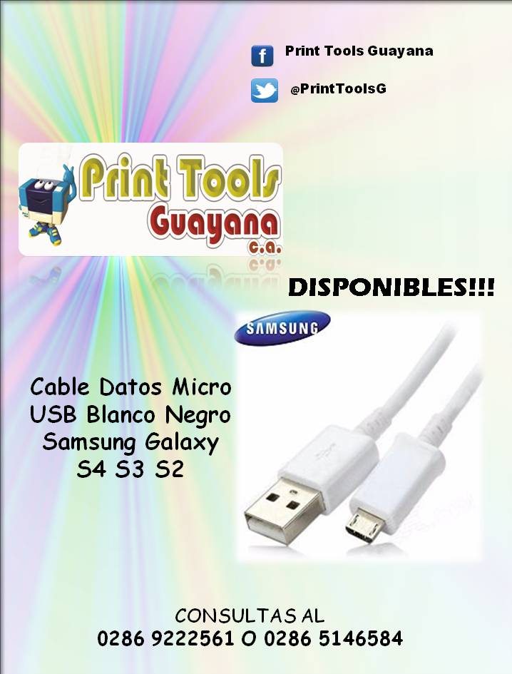 PrintToolsG's tweet image. CABLE SAMSUNG ORIGINAL S4,S3, S2