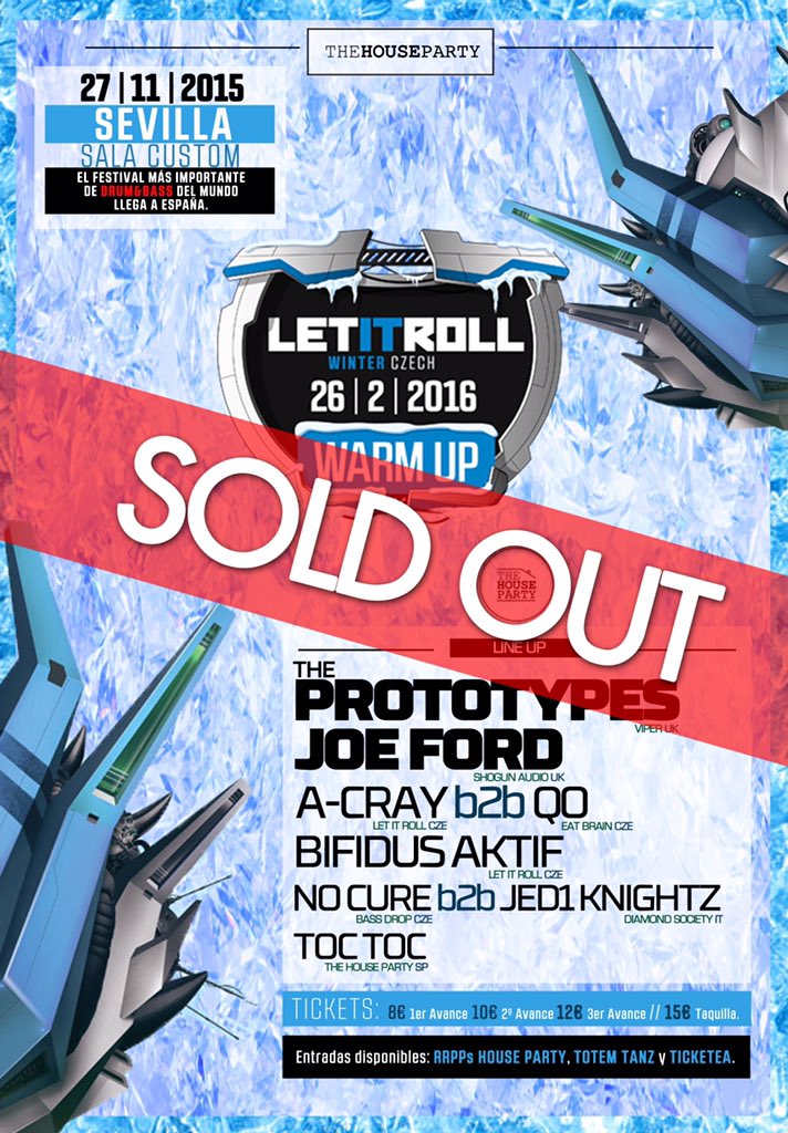 TheHousePartySE's tweet photo. Gracias a todos vosotros hemos llegado al SOLD OUT. ENTRADAS LIMITADAS EN TAQUILLA: 15€ https://t.co/r4It1f0xe6