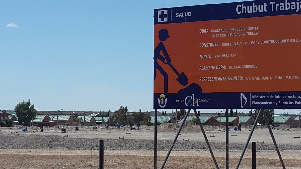 ManCorchuelo's tweet photo. 24DIC. Hospital de Alta Complejidad de Trelew. Entre todos, sin cejar. Son los patrimonios que merece nuestro Pueblo https://t.co/z9kIkmvWvs