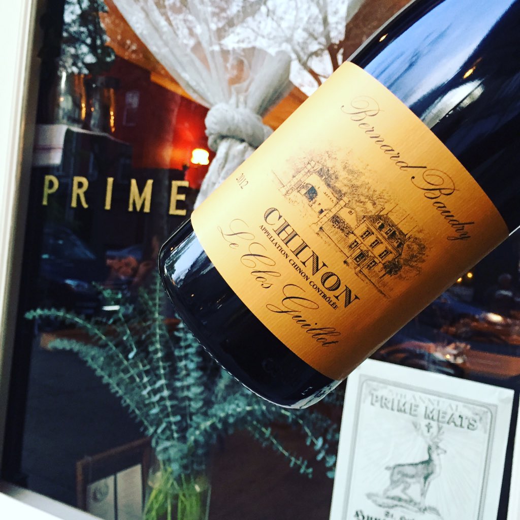 Primetime. Mags of '12 Baudry Chinon 'Le Clos Guillot' BTG <a href="/PrimeMeats/">Prime Meats</a> tonight!