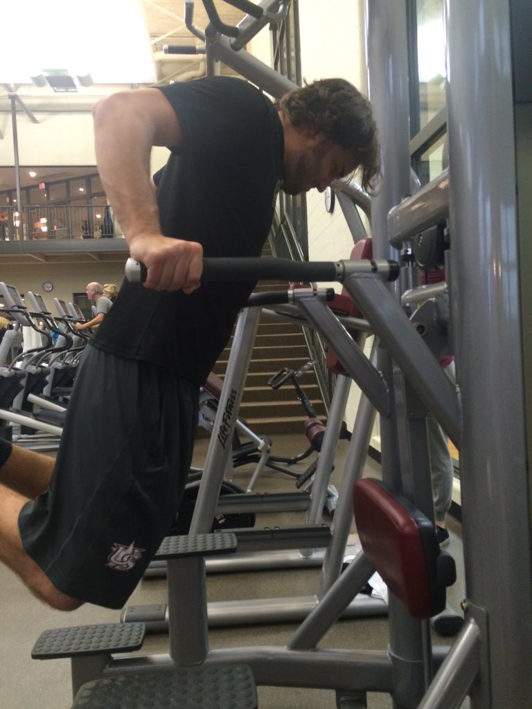 The only thing that's expanding in this league is our biceps. #ShocktheWorld <a href="/TheSWBL/">Skibbe Wiffleball League</a>