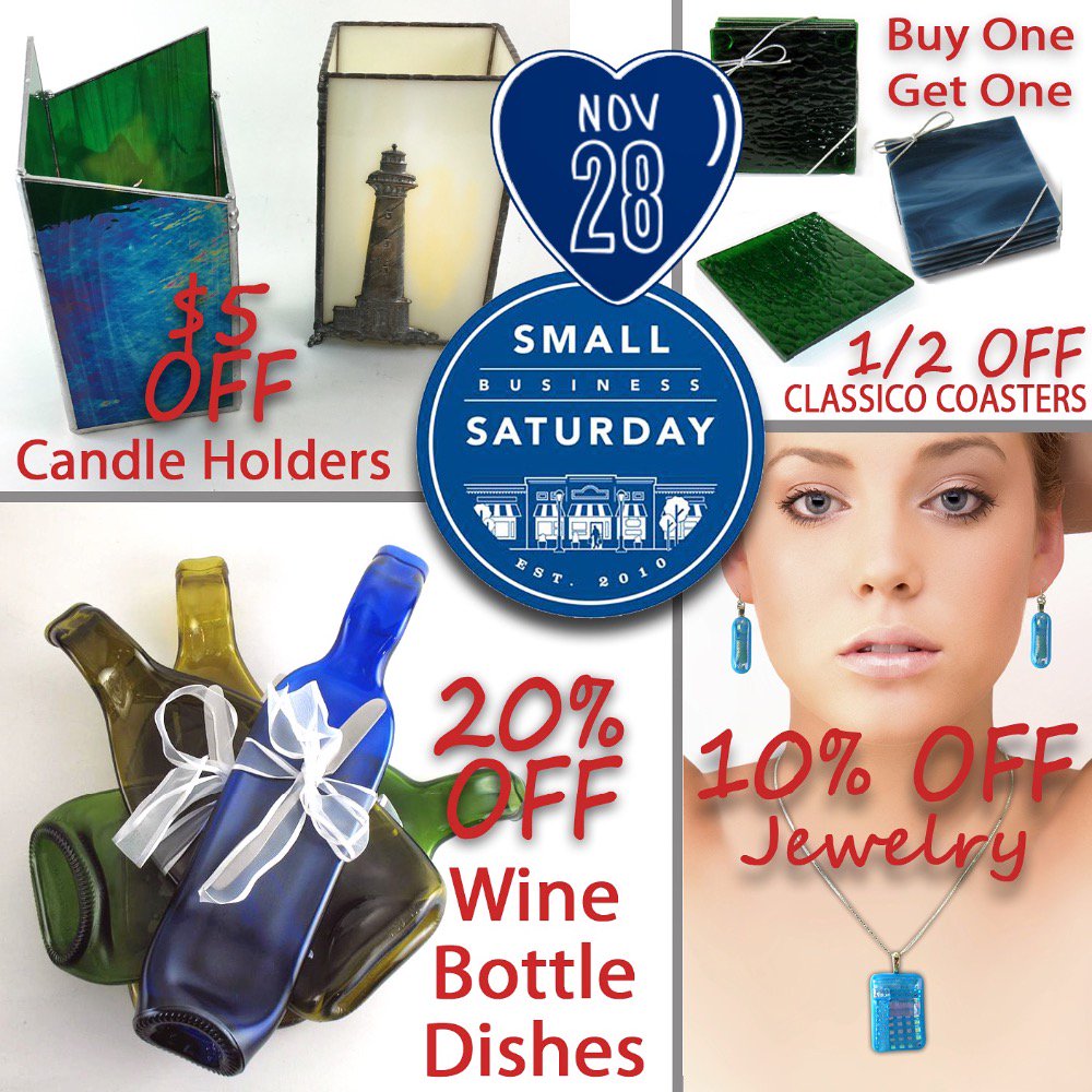 CVGlassArt's tweet photo. #SmallBizSat SAVINGS!! Yeh, we got sales and specials #shopcolorfulvisions #longisland https://t.co/0HHevXKq4c