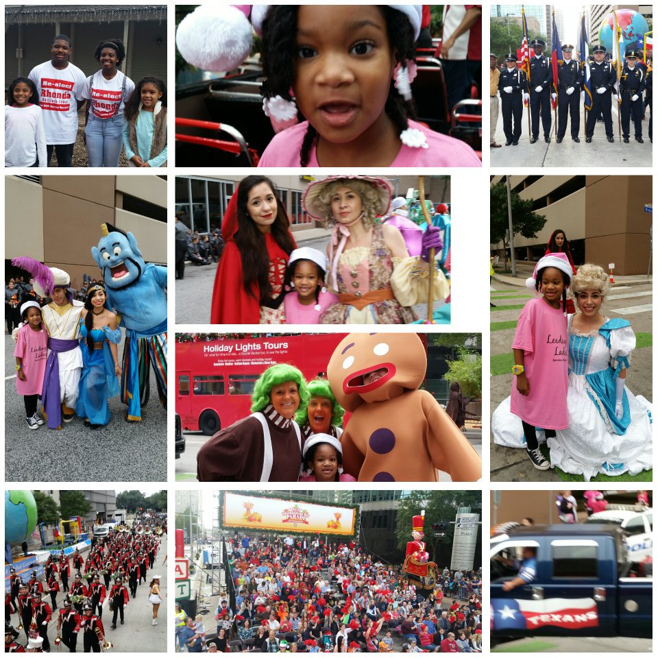 RhondaForHISD's tweet photo. Thanks @HEB and supporter Scott McClelland for sponsoring a wonderful Thanksgiving parade. #rhondaforhisd https://t.co/wkM6Tf7x5R