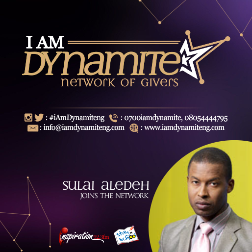 IFM923's tweet photo. #iAmDynamiteNg Are you? Join the #NetworkOfGivers, // @titithedynamite cc @aledeh https://t.co/i6pEyJs3p2