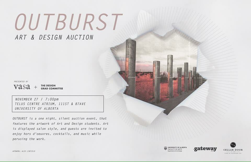 OutburstAuction's tweet photo. Outburst Auction is TONIGHT! We can't wait to see you all there! 7pm, Telus Centre! https://t.co/E4oZyFfkKN