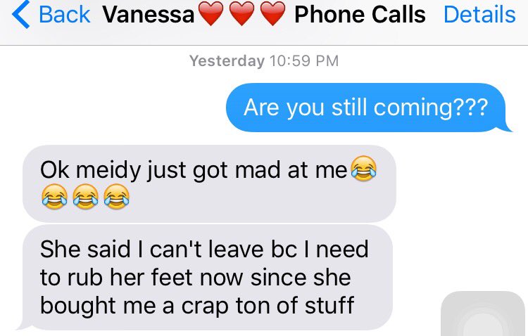AlliZundel's tweet photo. #vanessaproblems https://t.co/H7fErXXjRN