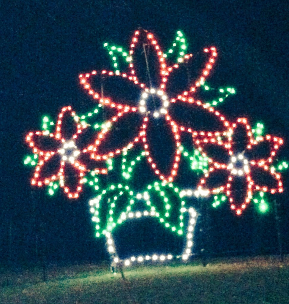 Only one of the many decorations at the Speedway.