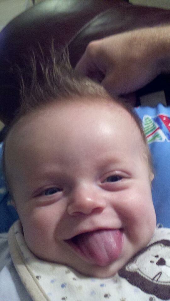 blairagibson's tweet photo. Caleb...4 years ago today!!! #calebkickscancer #crazykid @GibsonLc https://t.co/w0naIuUpji