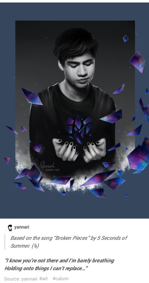5SOSTumblrx's tweet photo. Calum Hood fanart based on the song Broken Pieces by 5sos
#VideoMTV2015 #MTVStars 5 seconds of summer https://t.co/d7oTBZUpTN
