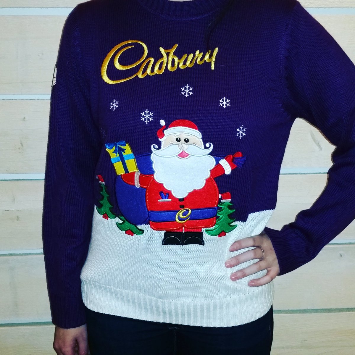 CadburyIreland's tweet image. Like Ryan, we love a good #ChristmasJumper
Like ours? RT for a chance to win one! #LateLateToyShow #FreetheJoy